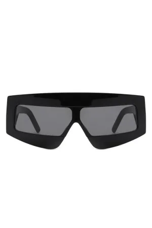 Rectangle Oversize Square Flat Top Sunglasses