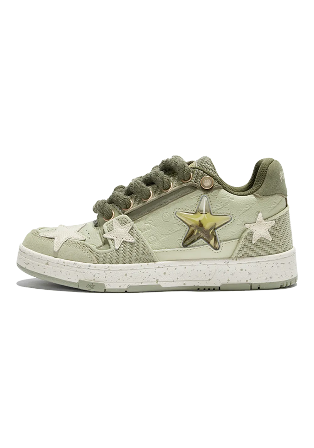 Retro Star Sneakers-West Lake Longjing Tea