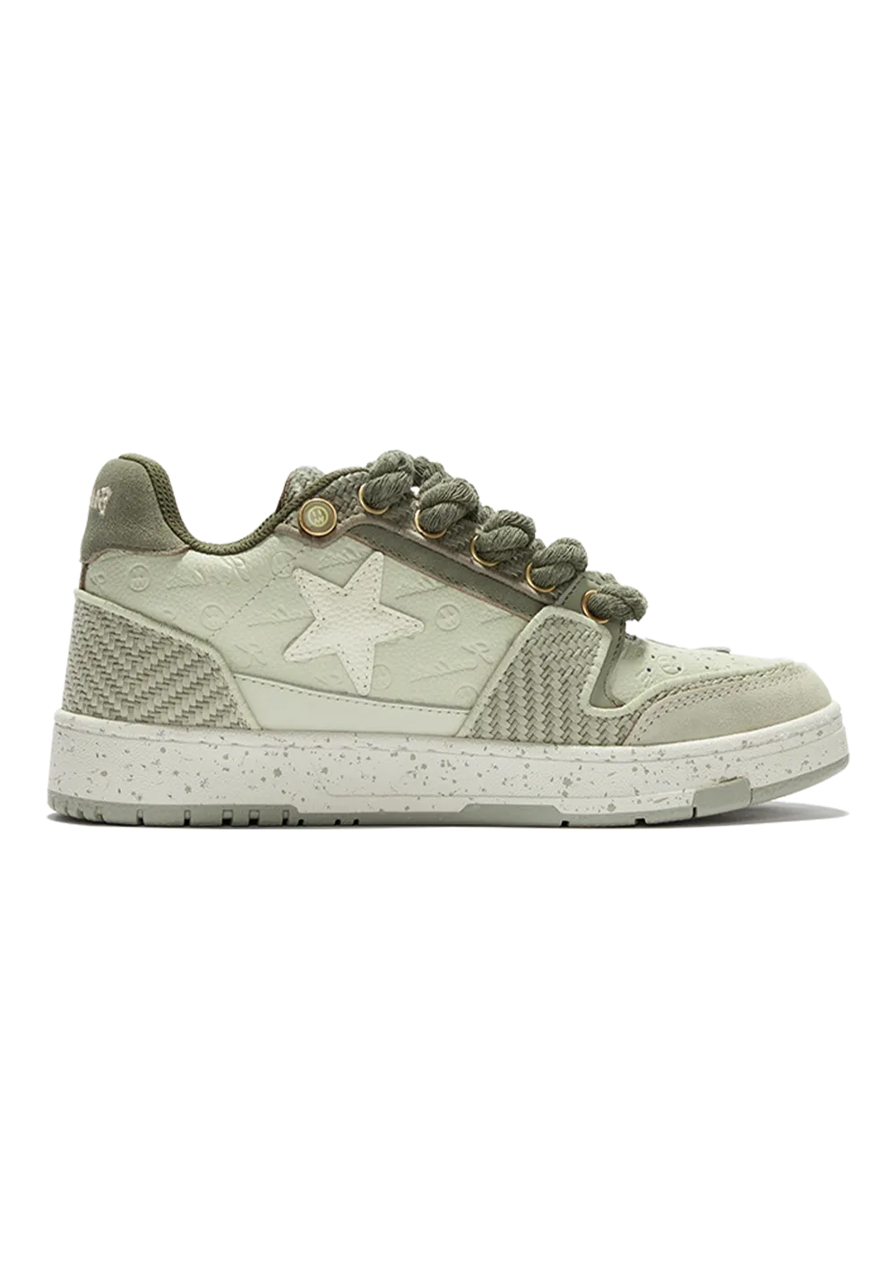 Retro Star Sneakers-West Lake Longjing Tea