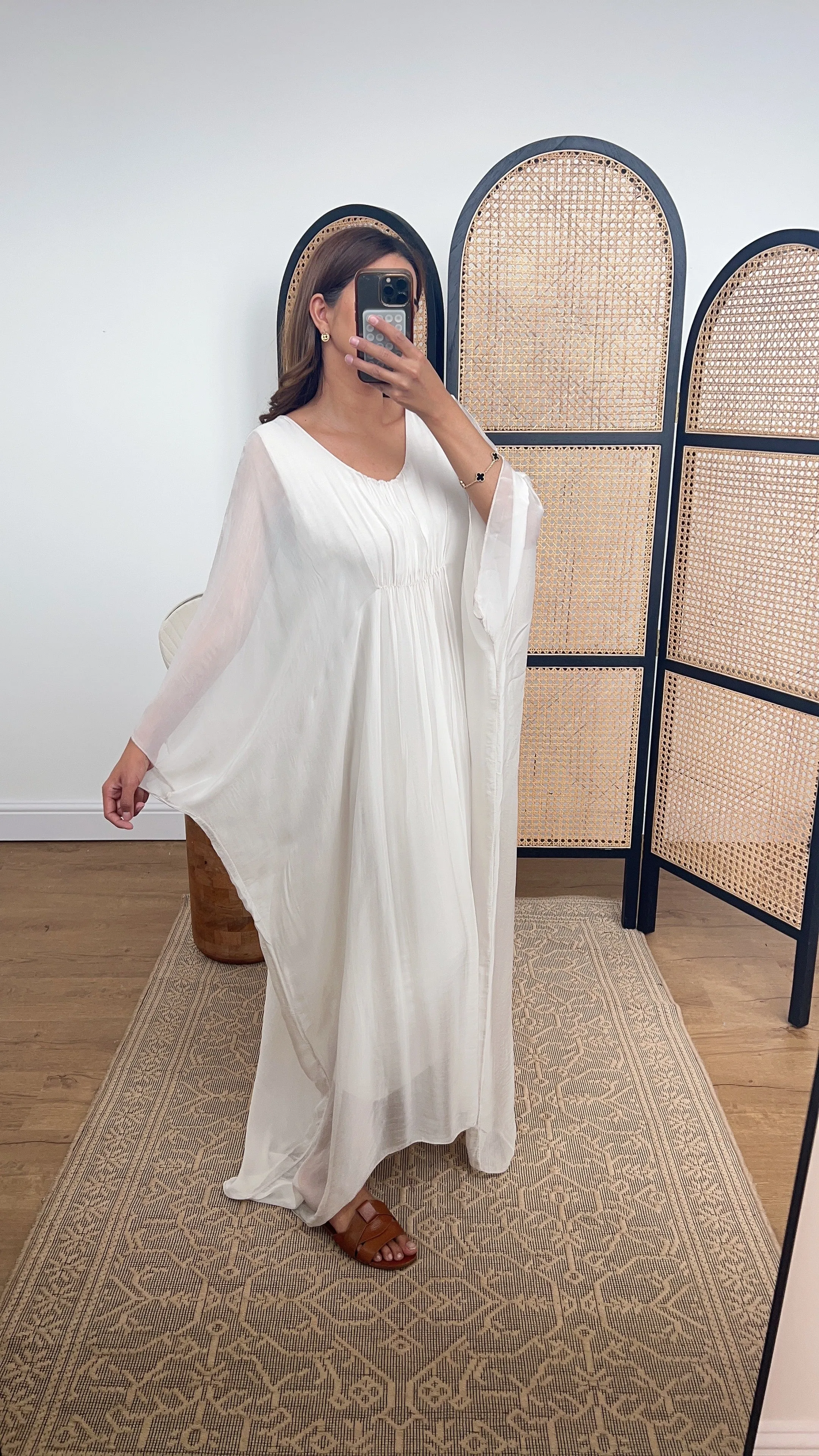 Sanne dress in Ivory