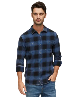 SHAW VINTAGE WASHED FLANNEL SHIRT