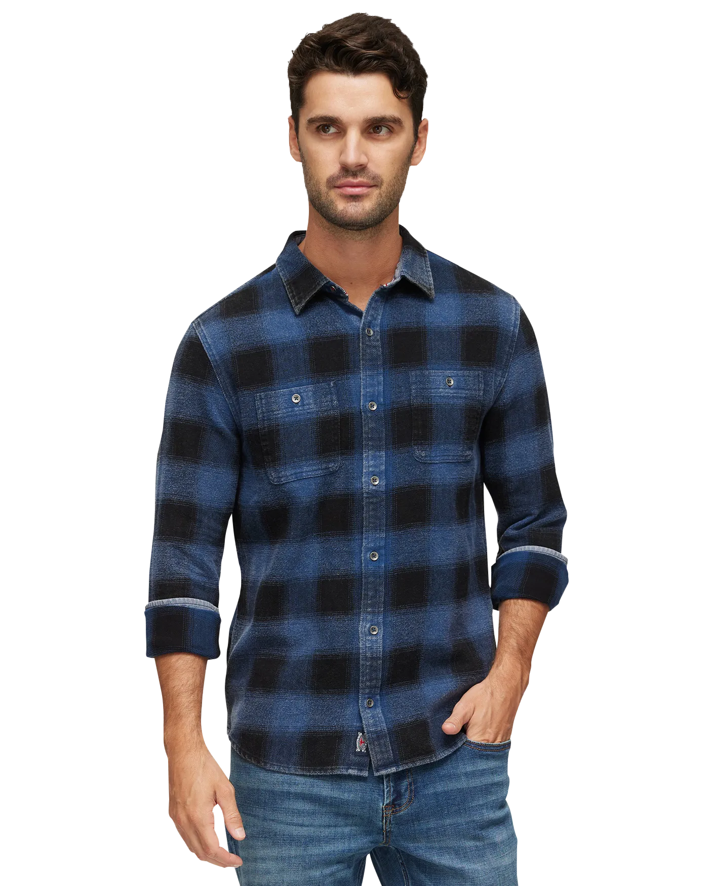 SHAW VINTAGE WASHED FLANNEL SHIRT