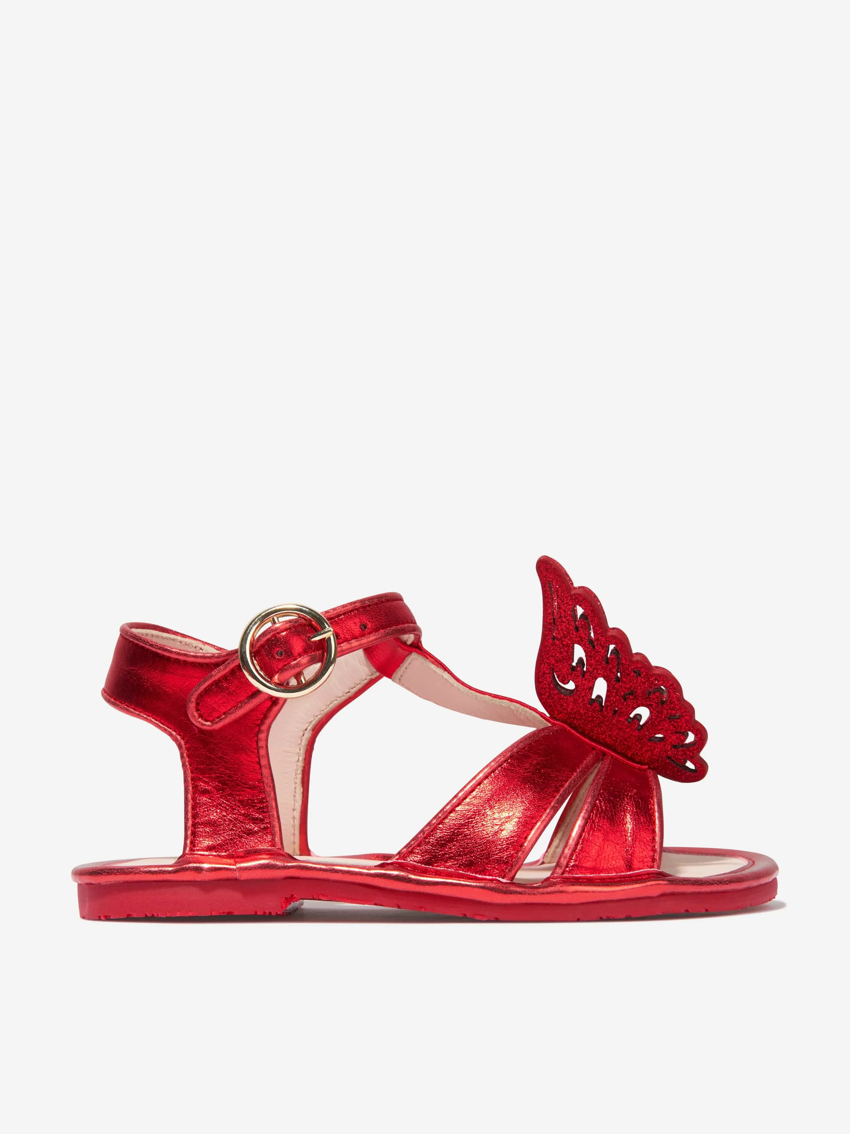 Sophia Webster Girls Leather Celeste Butterfly Sandals