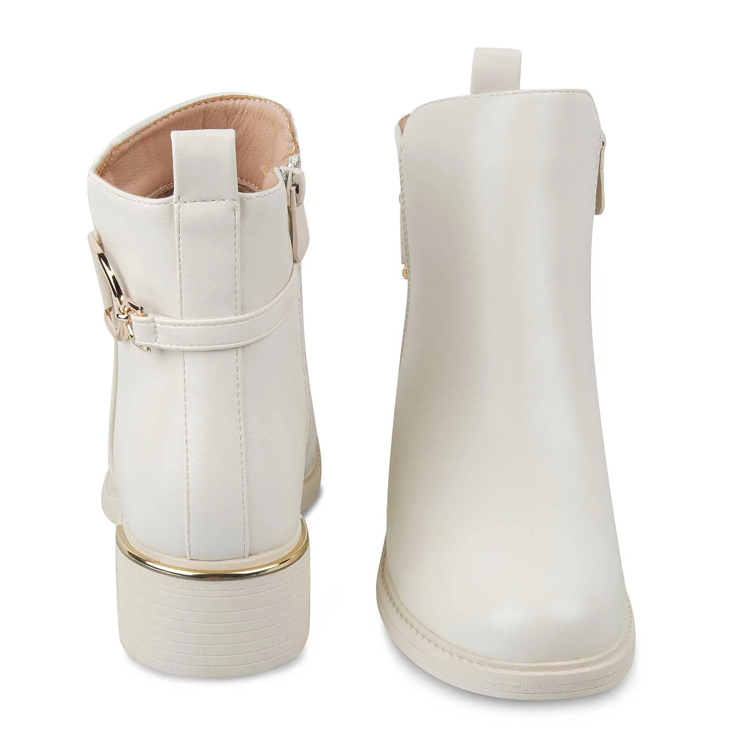 The Lilly Beige Women's Ankle-length Boots Tresmode