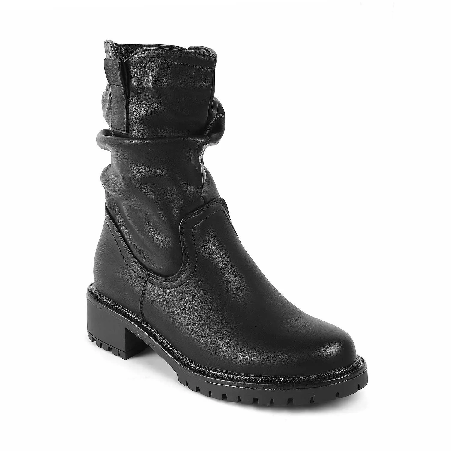 Tresmode Saintmor Black Women's Ankle-length Boots