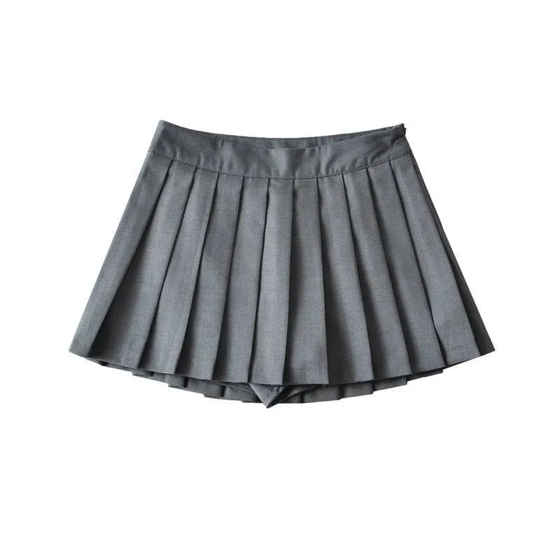 Vintage Pleated Mini Skirts: Stylish Korean Tennis Fashionista