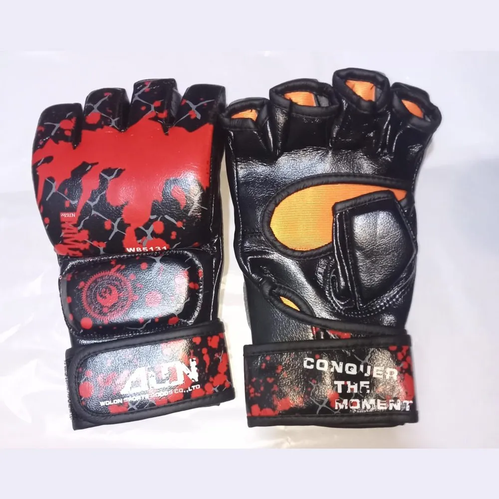 Wolon Martial Arts Unisex Adults MMA Gloves [WS]