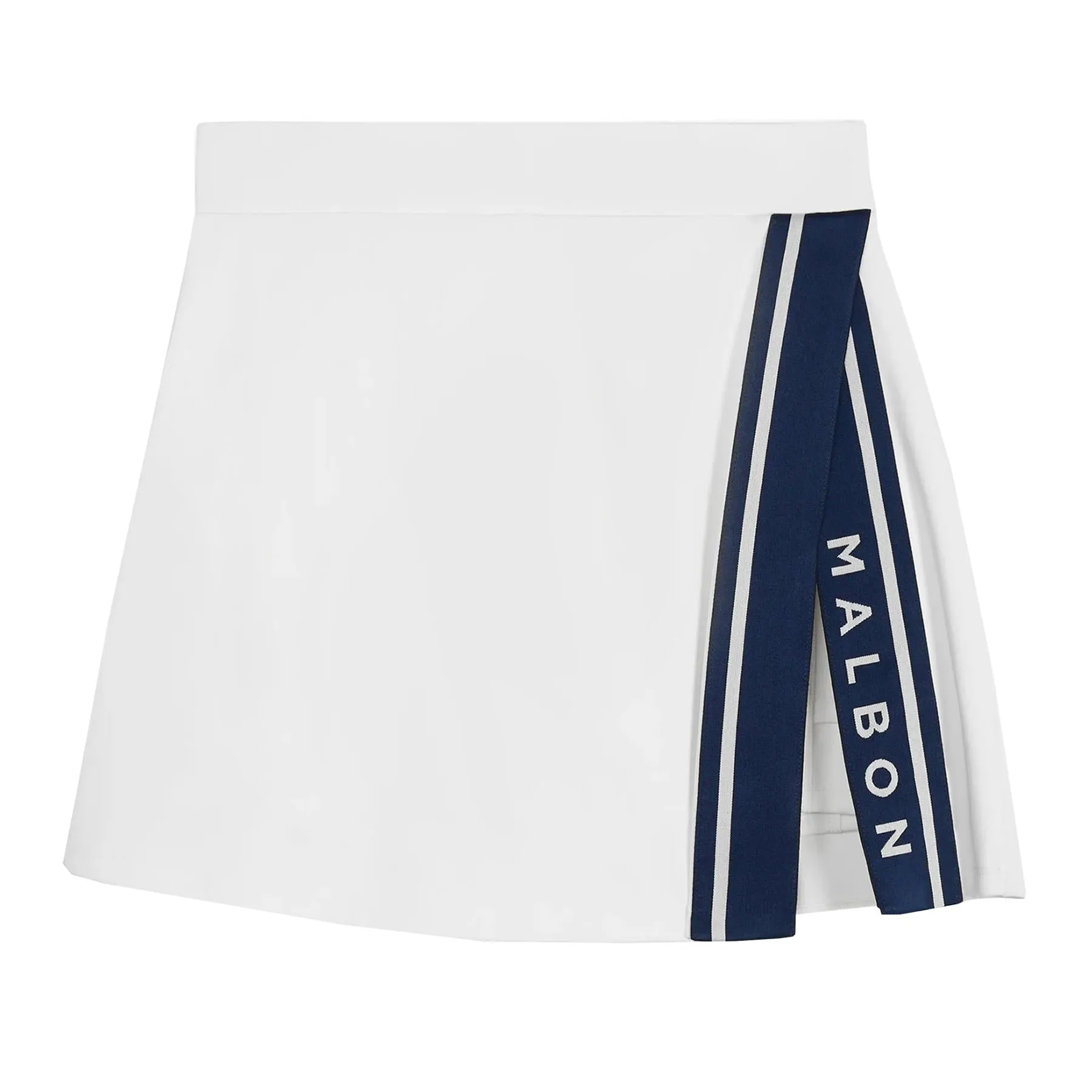 Womens Baseline Skirt White/Navy - AW24