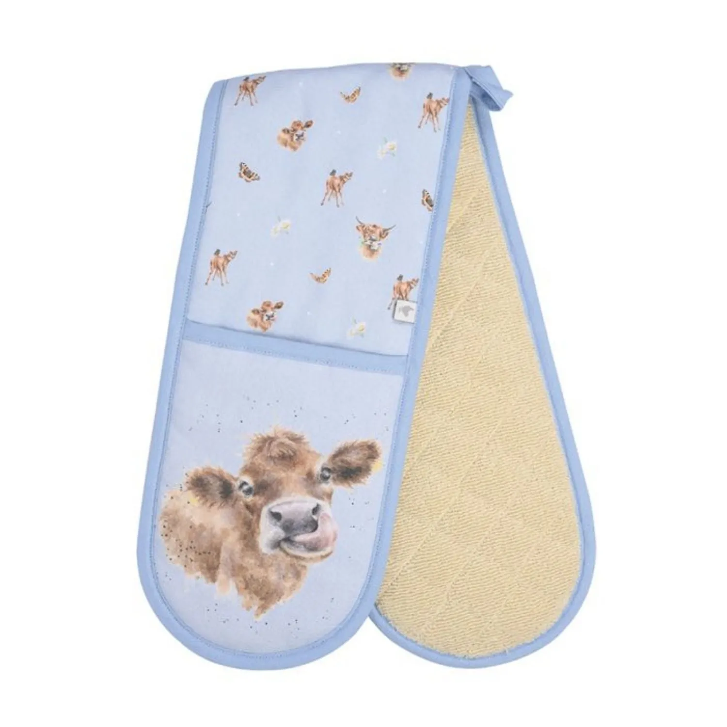 Wrendale 89cm Farmyard Friends Cow Double Oven Glove