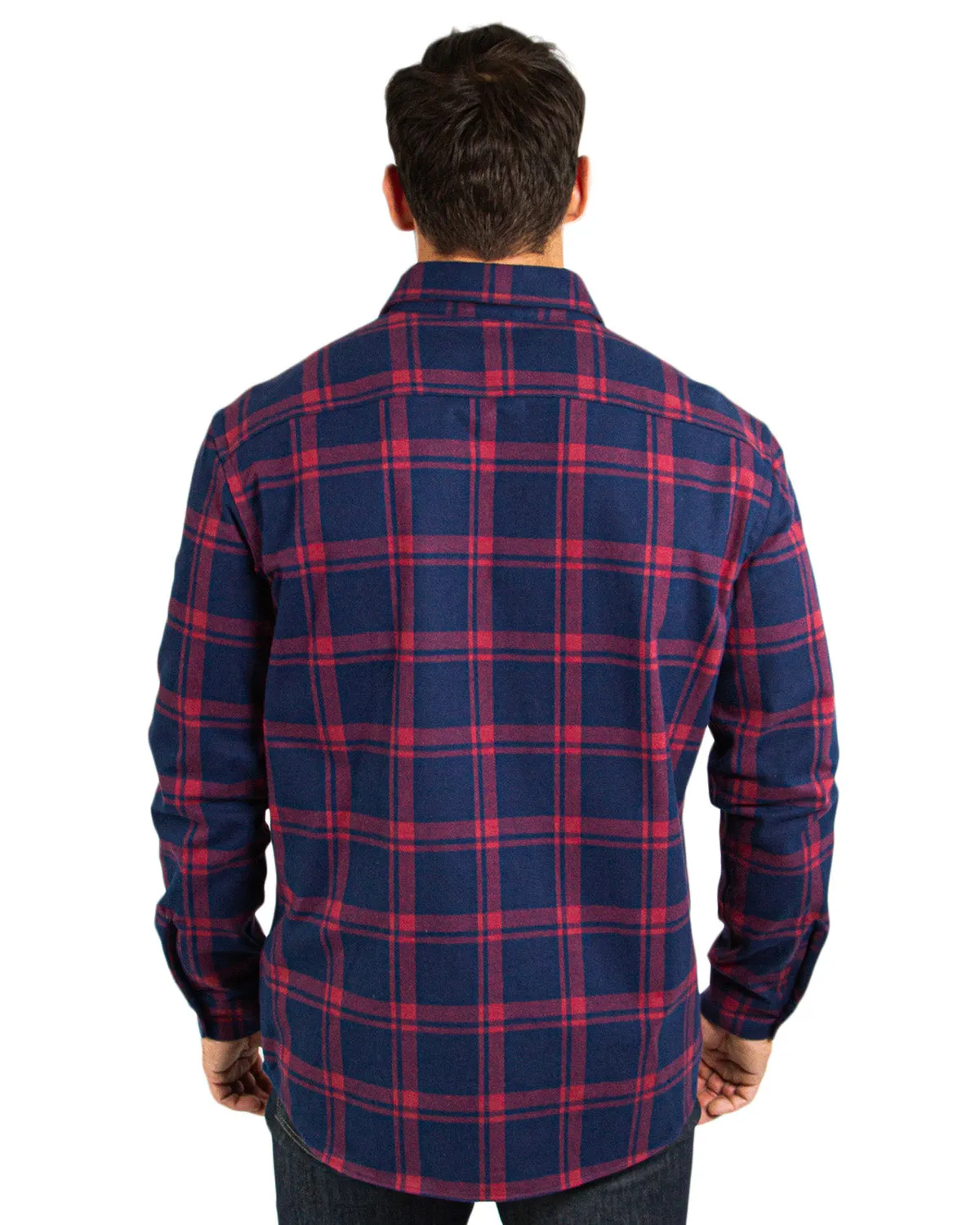 Yukon Flannel Shirt Jacket, Burgundy