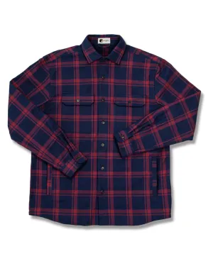 Yukon Flannel Shirt Jacket, Burgundy