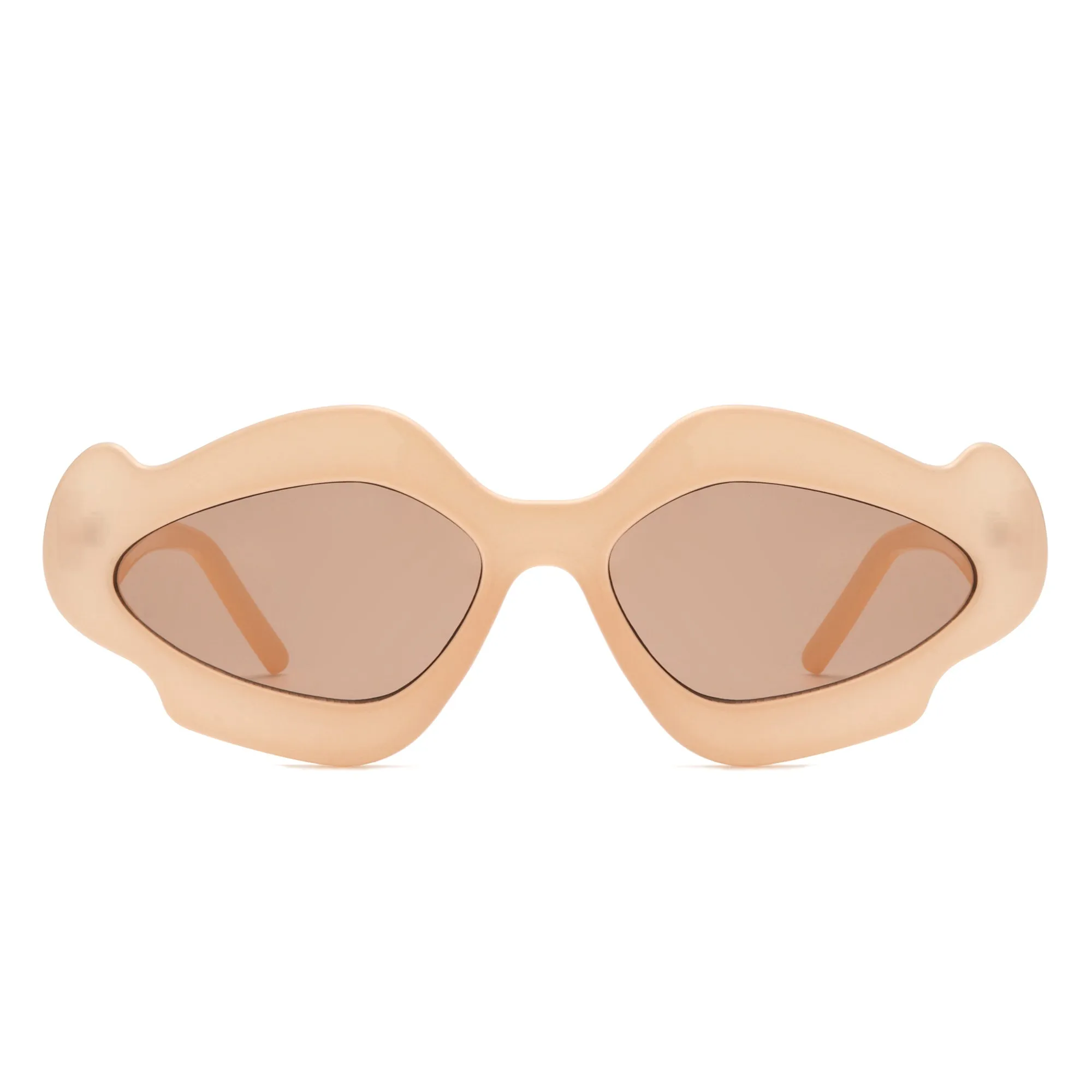 Zyrith - Geometric Wavy Designed Women's Sunglasses