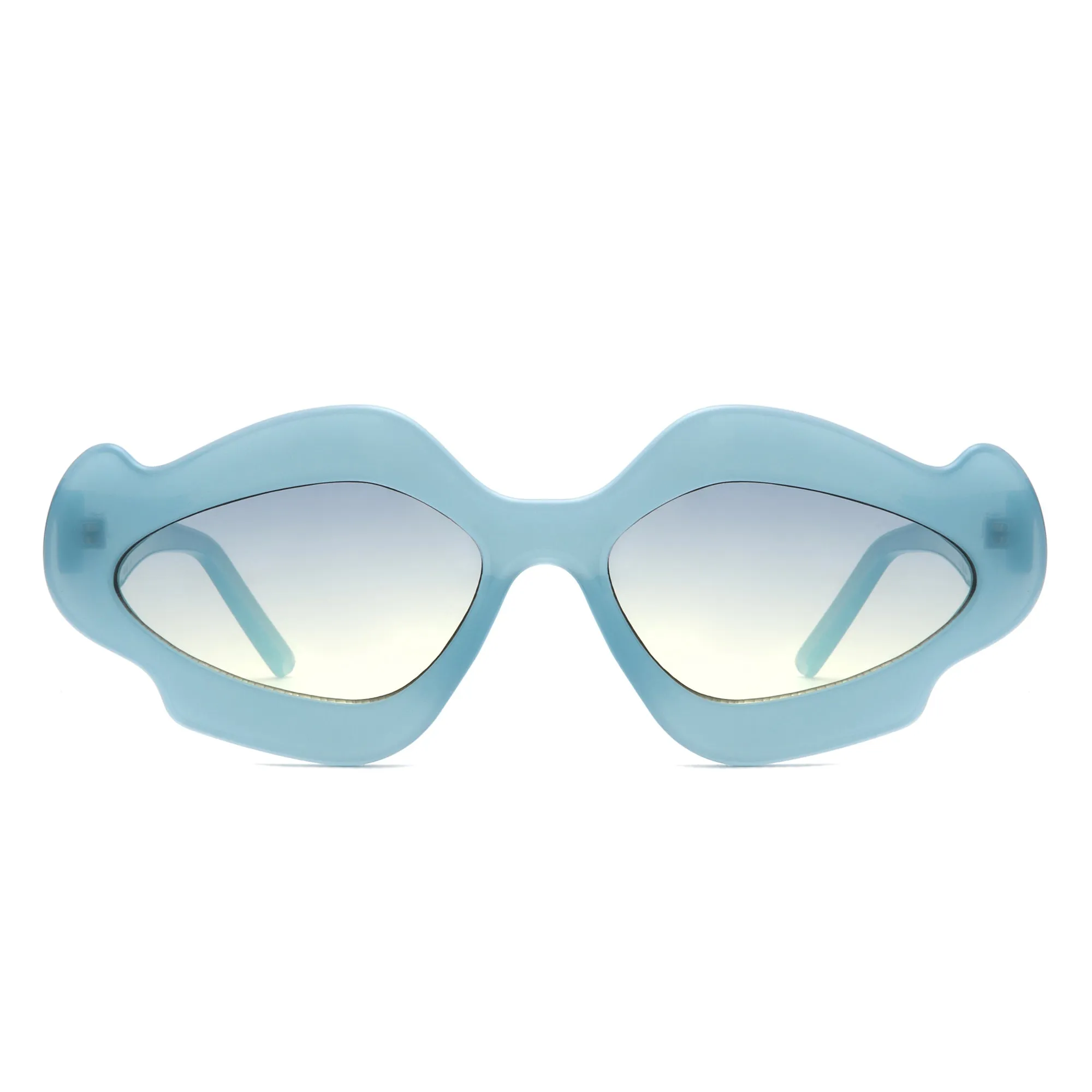 Zyrith - Geometric Wavy Designed Women's Sunglasses